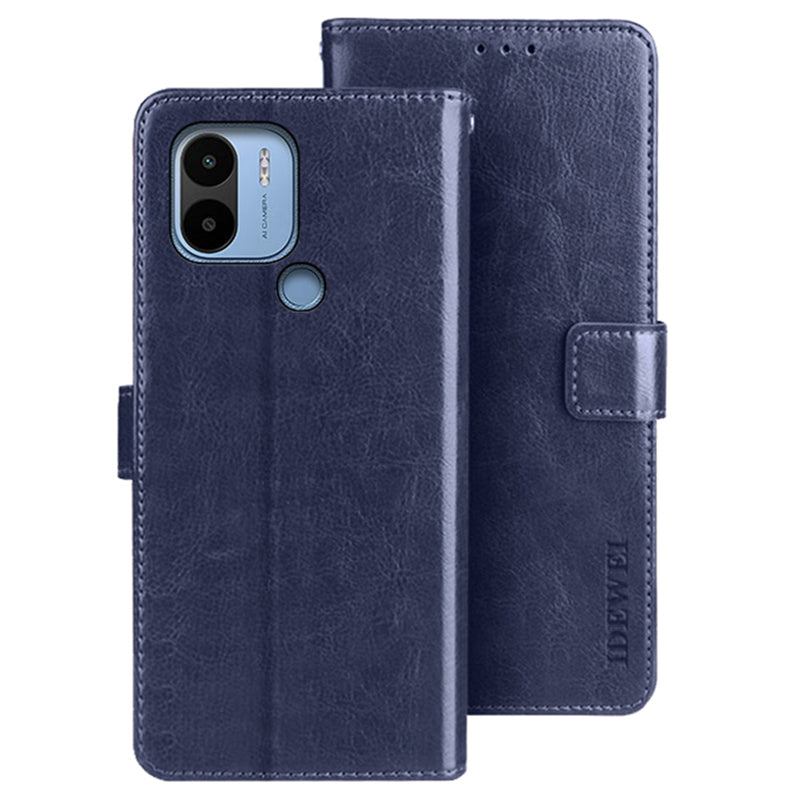 IDEWEI For Xiaomi A1 4G Poco C50 4G A2 4G PU Leather Flip Phone Cover Protective Case Viewing Stand Crazy Horse Texture Wallet Shell IDEWEI For Xiaomi A1 4G Poco C50 4G A2 4G PU Leather Flip Phone Cover Protective Case Viewing Stand Crazy Horse Texture Wallet Shell
